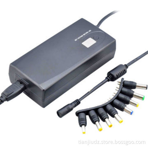 Multiple Function AC Adapter/90W Universal AC/DC Charger with LCD Display, 8 Tips